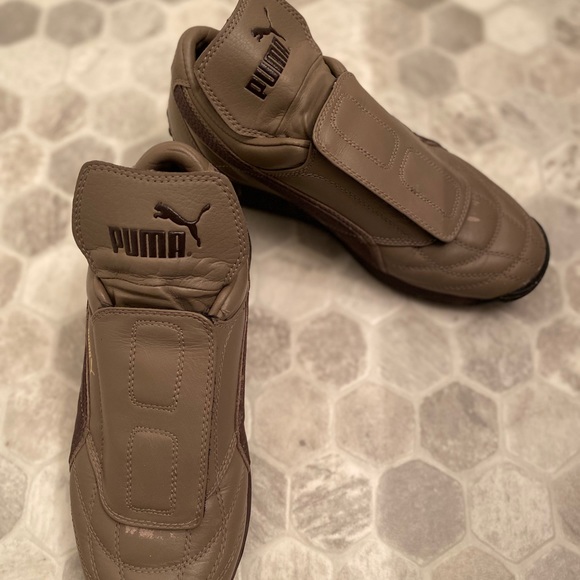 Puma 90s Brown Leather Sneaker - Picture 4 of 5